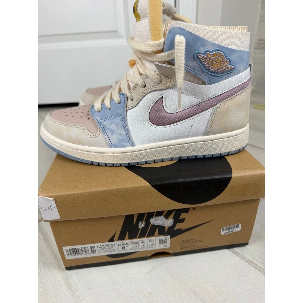 Nike Air Jordan 1 High Zoom Air Comfort Celestine Blue DQ5092-651 Mens 8.5